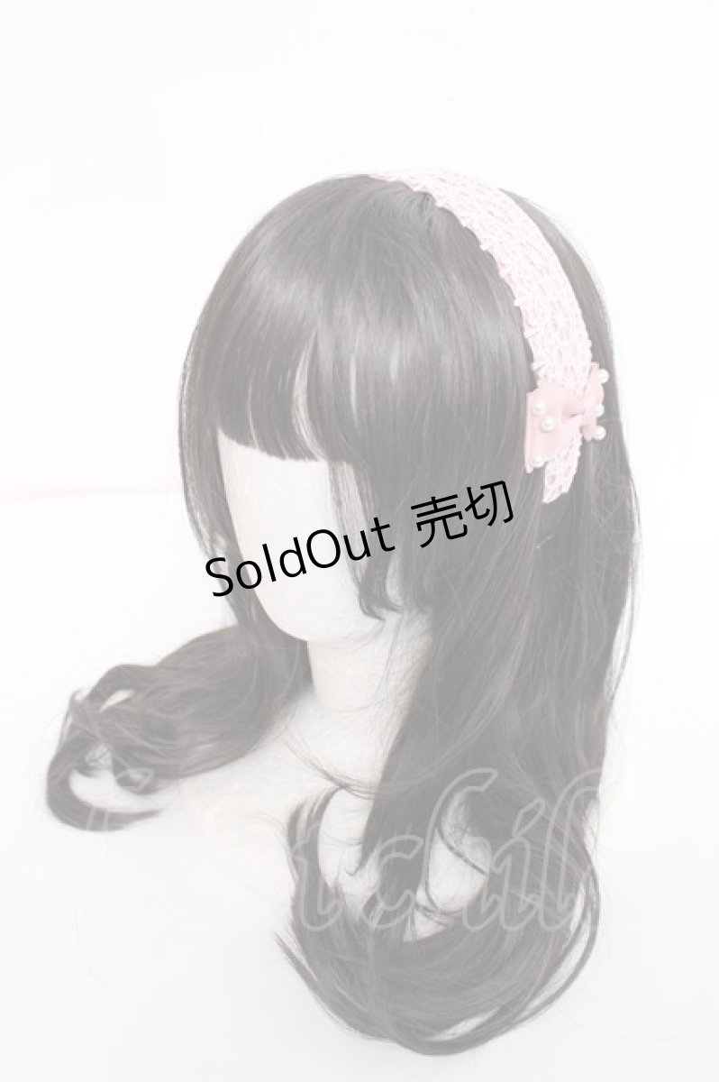 画像1: m petit by misako / TT*AMPLカチューシャ  中桃 Y-26-08-02-017-LO-AC-SZ-ZT718 (1)