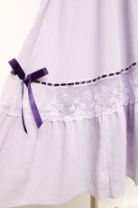 画像4: axes femme POETIQUE / オフショルフリルロングワンピース  ラベンダー Y-26-08-02-133-AX-OP-SZ-ZY (4)
