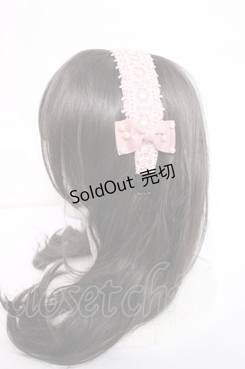 画像2: m petit by misako / TT*AMPLカチューシャ  中桃 Y-26-08-02-017-LO-AC-SZ-ZT718 (2)