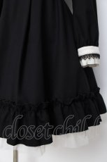 画像4: Secret Honey / 学生服風ワンピース  黒 Y-26-08-02-135-CA-OP-SZ-ZY (4)