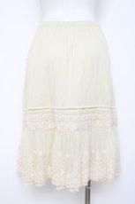 画像2: axes femme / チュール刺繍ペチコート M 生成り Y-26-08-02-142-AX-SK-SZ-ZY (2)