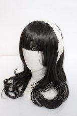 画像1: m petit by misako / TT*AMレースカチューシャ  中白 Y-26-08-02-020-LO-AC-SZ-ZY (1)