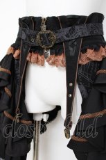 画像5: OZZ ANGELO / twilightコルセットベルトオーバースカート  黒 Y-26-08-02-155-OO-SK-SZ-ZY (5)