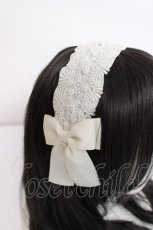 画像3: m petit by misako / TT*AMレースカチューシャ  中白 Y-26-08-02-020-LO-AC-SZ-ZY (3)