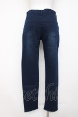 画像2: axes femme / 香水×バラ刺繍デニムパギンス L インディゴ Y-26-08-02-162-AX-PA-SZ-ZY (2)