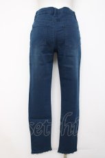 画像2: axes femme / 香水×バラ刺繍デニムパギンス L ウォッシュ Y-26-08-02-166-AX-PA-SZ-ZY (2)