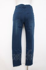 画像2: axes femme / 香水×バラ刺繍デニムパギンス L ウォッシュ Y-26-08-02-169-AX-PA-SZ-ZY (2)