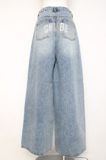 画像2: Fickle Bebe / bebeグリッターデニムパンツ 1 ウォッシュ Y-26-08-02-174-LO-PA-SZ-ZY (2)