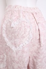 画像3: Fickle Bebe / レースフリルカーゴデニムパンツ F 淡ピンク Y-26-08-02-177-LO-PA-SZ-ZY (3)