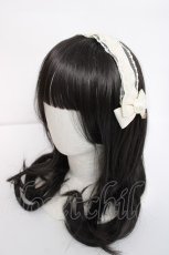 画像1: m petit by misako / AM*NIヘッドドレスA  中白 Y-26-08-02-023-LO-AC-SZ-ZY (1)