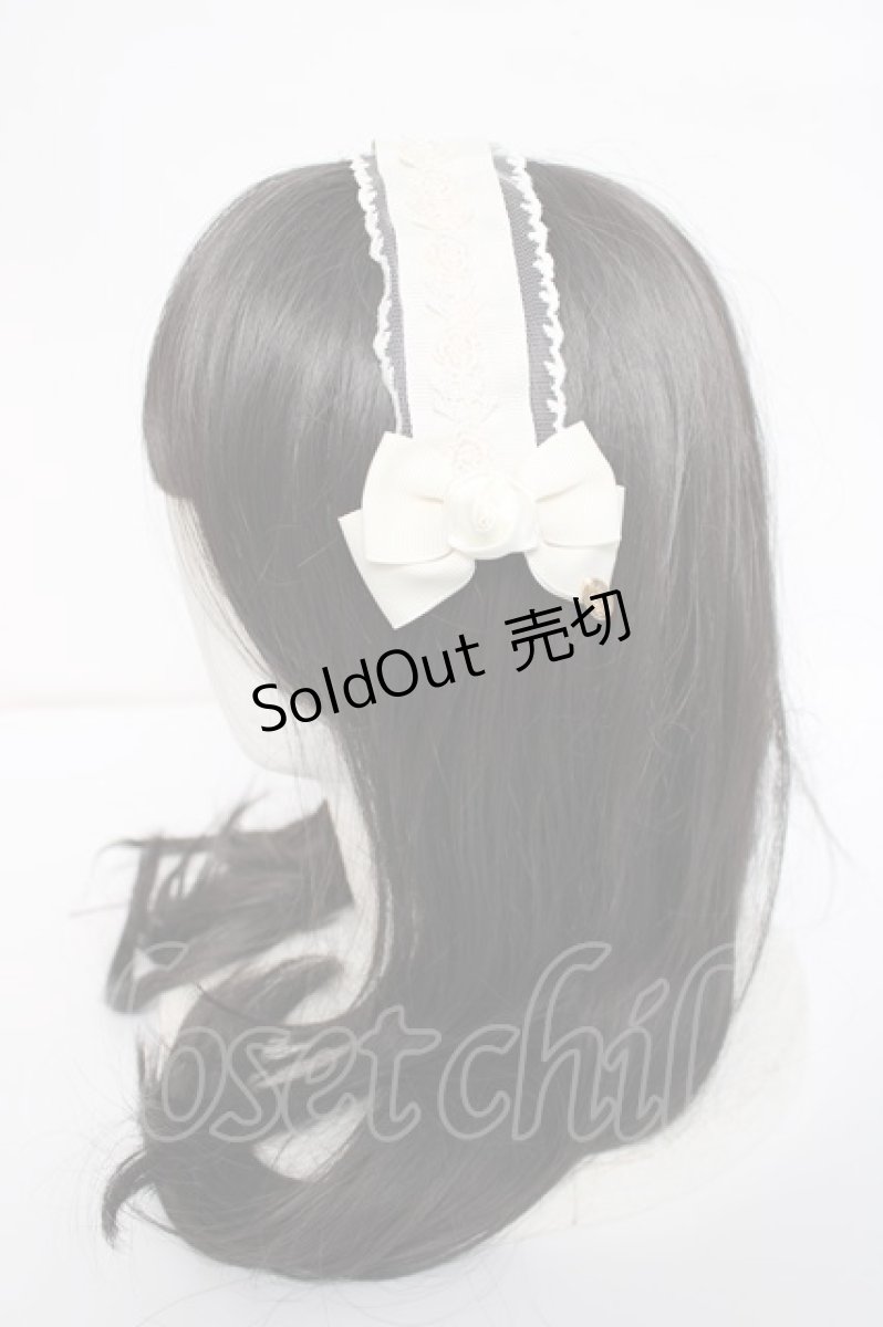 画像2: m petit by misako / AM*NIヘッドドレスA  中白 Y-26-08-02-023-LO-AC-SZ-ZY (2)