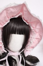 画像6: BABY,THE STARS SHINE BRIGHT / うさみみボンネット  ピンク×白レース Y-26-08-02-031-BA-AC-SZ-ZY (6)