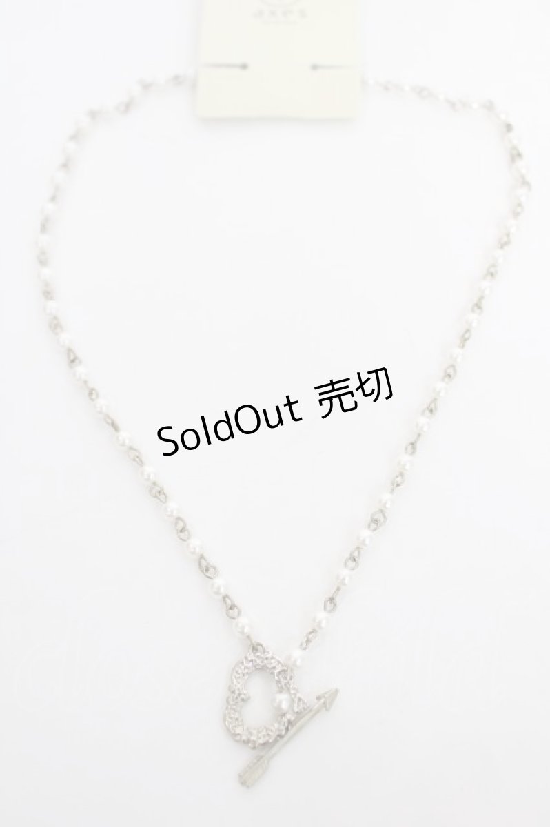 画像2: axes femme POETIQUE / ハートアローチョーカー  シルバー Y-26-08-04-129-AX-AC-SZ-ZY (2)