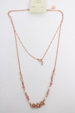 画像2: axes femme / 桜モチーフステンドネックレス  ピンク Y-26-08-04-135-AX-AC-SZ-ZY (2)