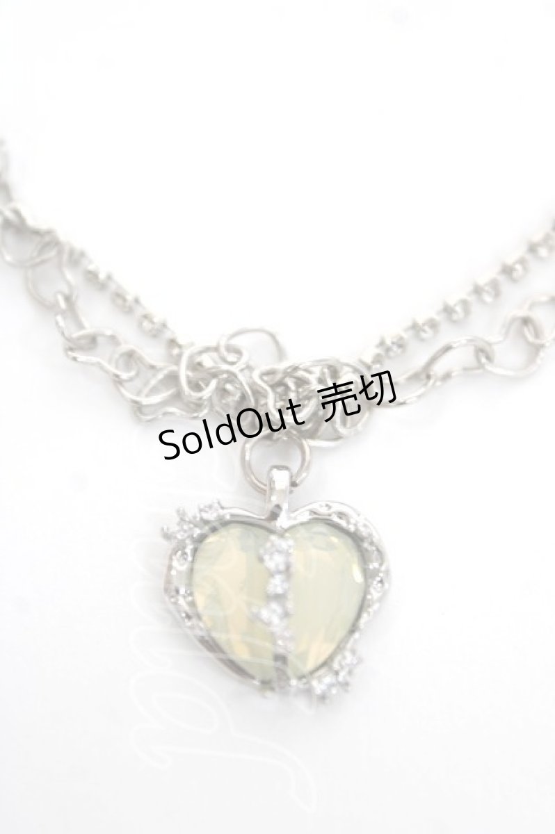画像1: axes femme POETIQUE / ハートチャームネックレス  シルバー Y-26-08-04-136-AX-AC-SZ-ZY (1)