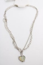 画像2: axes femme POETIQUE / ハートチャームネックレス  シルバー Y-26-08-04-136-AX-AC-SZ-ZY (2)