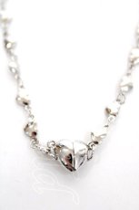 画像1: axes femme POETIQUE / ハートチェーンネックレス  シルバー Y-26-08-04-138-AX-AC-SZ-ZY (1)
