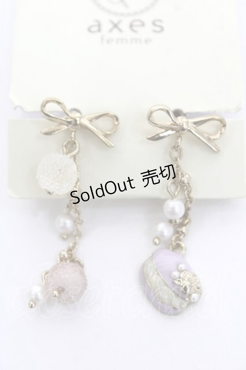 画像1: axes femme / フェミニンスイーツピアス  ゴールド Y-26-08-04-083-AX-AC-SZ-ZY (1)
