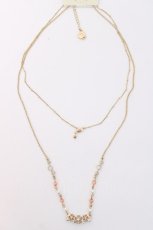 画像2: axes femme / 桜モチーフステンドネックレス  ゴールド Y-26-08-06-095-AX-AC-SZ-ZY (2)