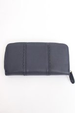 画像2: axes femme / ローズ刺繍長財布  紺 Y-26-08-06-198-AX-ZA-SZ-ZY (2)