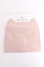 画像1: axes femme / 猫ティッシュケース  ピンク Y-26-08-06-205-AX-ZA-SZ-ZY (1)