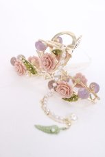 画像1: axes femme POETIQUE / ローズヘアークリップ  ピンク Y-26-08-06-033-AX-AC-SZ-ZY (1)