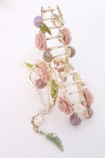 画像2: axes femme POETIQUE / ローズヘアークリップ  ピンク Y-26-08-06-035-AX-AC-SZ-ZY (2)
