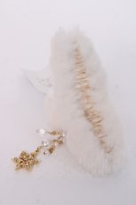 画像2: axes femme / スノーファーヘアクリップ  ゴールド Y-26-08-06-004-AX-AC-SZ-ZY (2)