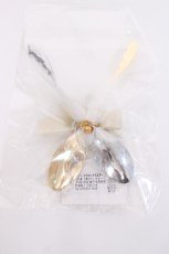 画像2: axes femme / フラワーペアスプーン ノベルティ  ゴールド/シルバー Y-26-08-06-044-AX-ZA-SZ-ZY (2)