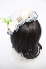 画像3: GOTHIC HOLIC / 小鳥のコサージュミニハット  グレー Y-26-08-07-007-PU-AC-SZ-ZY (3)