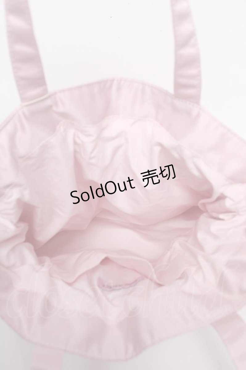 画像3: Maison de FLEUR / 9Th Anniversaryダブルリボントート F ライトピンク Y-26-08-07-040-LO-BG-SZ-ZY (3)