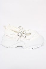 画像4: merry jenny / frill mary jane metal sneakers　スニーカー S ホワイト Y-26-08-07-050-LO-SH-SZ-ZY (4)