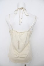 画像2: axes femme / レース重ねホルターキャミ M 生成り Y-26-08-07-055-AX-TO-SZ-ZY (2)