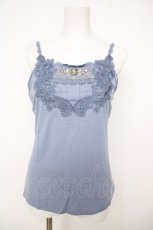 画像1: axes femme / デコレーションキャミ M ブルー Y-26-08-07-062-AX-TO-SZ-ZY (1)
