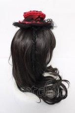 画像3: Atelier Beatrice / ローズティーカップカチューシャ  黒×赤 Y-26-08-07-010-GO-AC-SZ-ZY (3)