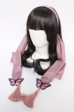 画像1: WITCH WATCH / 蝶タッセルカチューシャ  ラベンダー Y-26-08-07-011-LO-AC-SZ-ZY (1)