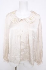 画像1: Fi.n.t / 刺繍スカラップ襟ブラウス F アイボリー Y-26-08-07-092-CA-BL-SZ-ZY (1)