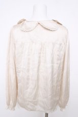画像2: Fi.n.t / 刺繍スカラップ襟ブラウス F アイボリー Y-26-08-07-092-CA-BL-SZ-ZY (2)