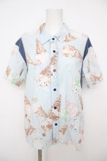 画像1: MILKBOY / ICE CREAMシャツ  サックス Y-26-08-07-095-MB-BL-SZ-ZY (1)