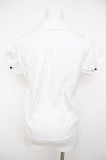 画像2: MILK / ラウンドカラーパフブラウス  ホワイト Y-26-08-07-100-ML-BL-SZ-ZY (2)
