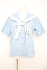 画像1: MILK / Sailorブラウス  サックス Y-26-08-07-101-ML-BL-SZ-ZY (1)