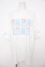 画像1: merry jenny / ひみつのゆらめきフレームTee F ホワイト Y-26-08-07-103-LO-TO-SZ-ZY (1)