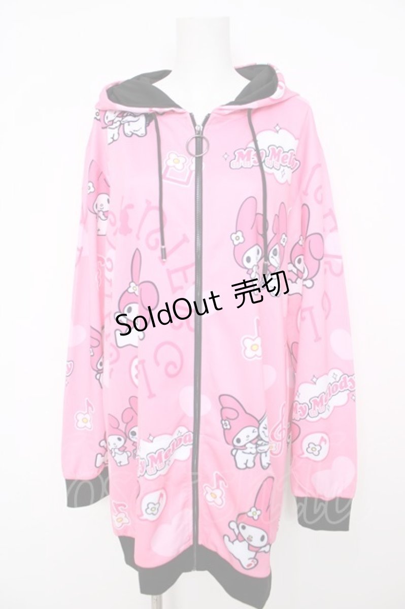 画像1: NieR Clothing / LONG LENGTH ZIP OUTER【マイメロディ×NieRちゃん】 F ピンク Y-26-08-07-110-PU-TO-SZ-ZY (1)