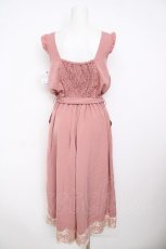 画像2: axes femme / ポケット刺繍サロペット M コイピンク Y-26-08-07-122-AX-OP-SZ-ZY (2)