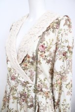 画像3: axes femme / ボタニカル柄カシュクールワンピース M ベージュ Y-26-08-07-126-AX-OP-SZ-ZY (3)