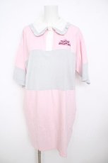 画像1: Candy Stripper / CHEERFUL LAME POLO ワンピース 2 ピンク Y-26-08-07-136-PU-OP-SZ-ZY (1)