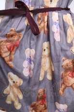 画像3: Leur Getter / Teddy Friends袖付きワンピース L グレー Y-26-08-07-142-LU-OP-SZ-ZY (3)