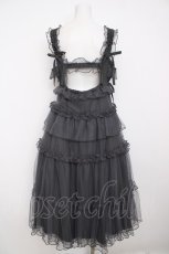 画像2: merry jenny / チュールドロストロングワンピース F チャコール Y-26-08-07-149-LO-OP-SZ-ZY (2)