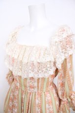 画像3: BAROQUE / コテージローズワンピース 2 グリーン Y-26-08-07-161-LO-OP-SZ-ZY (3)