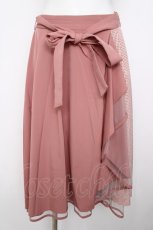 画像1: axes femme / パイピングチュールフリルスカート M ピンク Y-26-08-07-168-AX-SK-SZ-ZY (1)